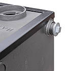 Котел Буржуй КП-10 кВт з чувунною плитою з виходом димаря вгору (4 мм сталь), фото 8