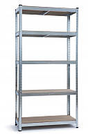 Стелаж металевий GardenLine GWI0878 180x90x40см поличкова вітрина з полицями для будинку складу