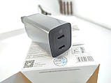 ОРИГІНАЛ швидке заряджання для MacBook Baseus GaN2 Lite 65W блок + кабель type-c to type-c, зарядний для макбука, фото 2