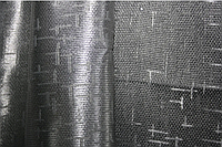 Шторная ткань блэкаут на метраж, цвет темно-серый, высота 2,8м (M22-12)