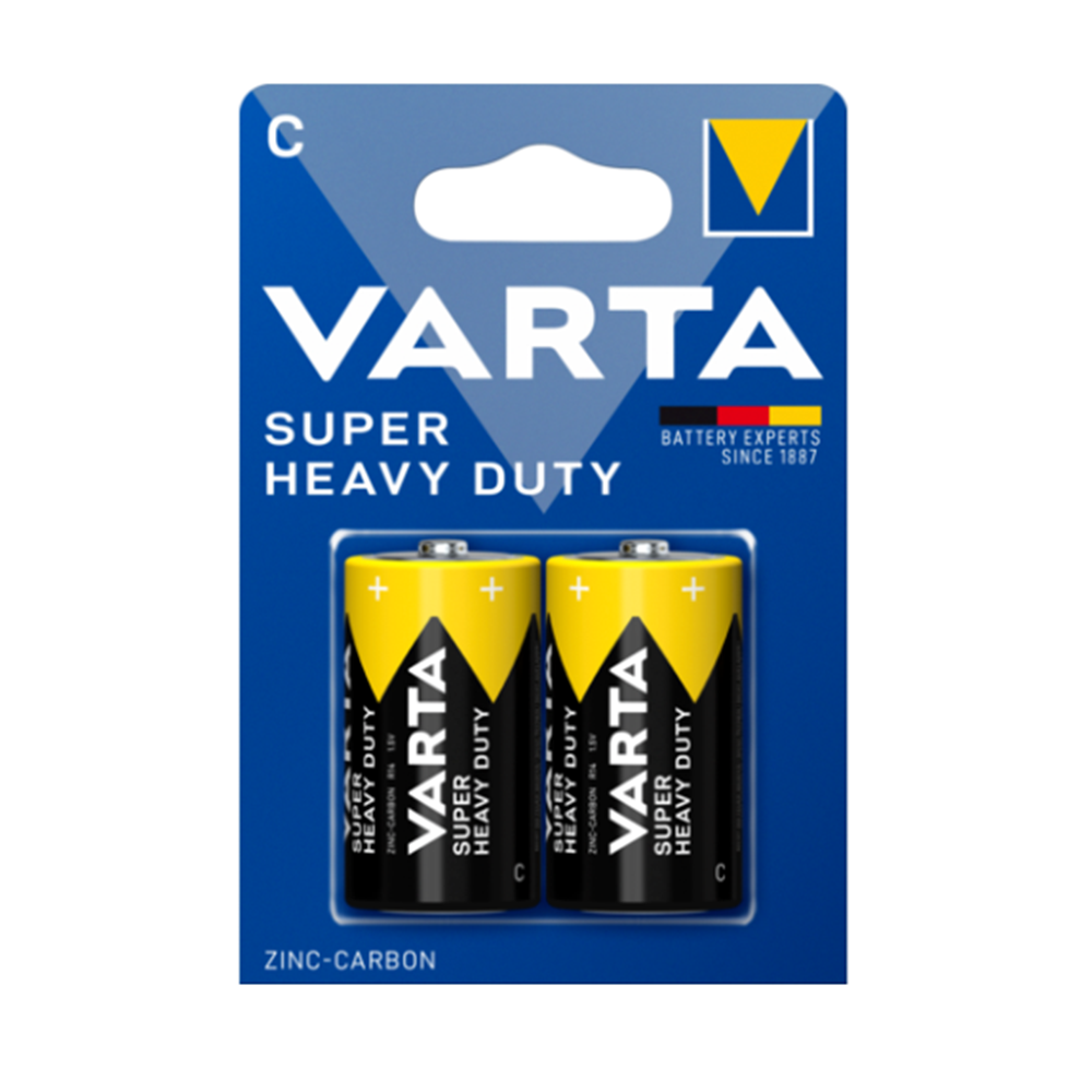 Батарейки С (R14) Varta Super Heavy Duty (1.5v) 2шт., фото 1
