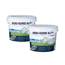 Таблетки для очищення басейну MINI «Комбі хлор 3 в 1» Kerex 80206, 2,4 кг (Угорщина), фото 5