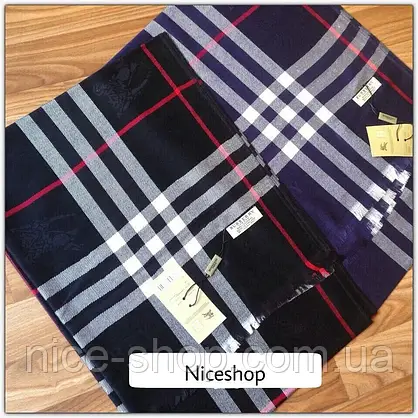 Палантин Burberry чорний, фото 5