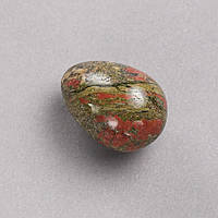 Сувенірне Яйце натуральний камінь Яшма Геліотроп Унакит d-35х25мм+-