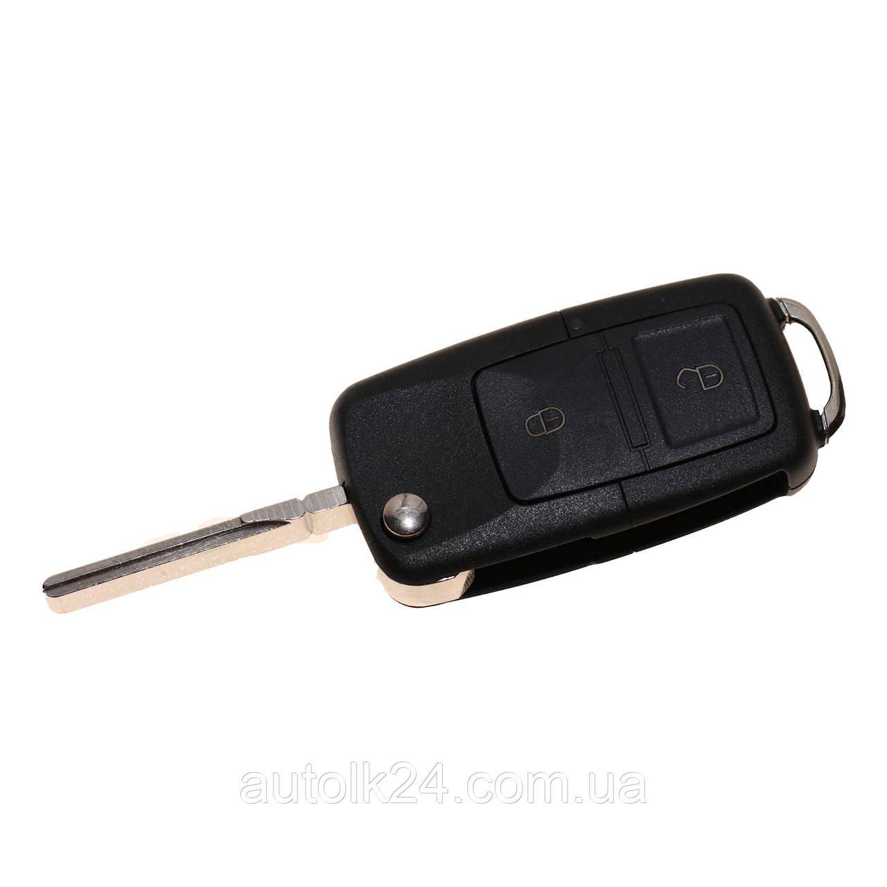 Корпус викидного ключа 2 кнопки для Volkswagen, фото 1