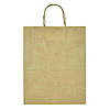 Паперовий пакет крафт з ручками бурий 280х145х340 мм - 3