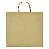 Паперовий пакет крафт з ручками бурий 330х160х420 мм - 3