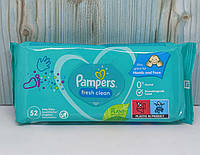 Дитячі вологі серветки Pampers Baby Fresh Clean 52 шт