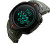Чоловічий годинник з компасом водонепроникний з підсвічуванням Skmei зелений круглі, фото 2