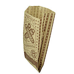 Паперовий пакет для Французьких Хот-Догів крафт 160х70х40 мм