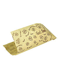 Паперовий пакет куточок Fast food крафт для хот-догу 200х85 мм (1уп/500/шт)