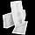 Паперовий пакет з прозорою вставкою білий 290х140х50 мм (1000 шт.), фото 3
