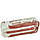 Паперовий пакет куточок Hot dog червона клітина 200х85 мм (500 шт.), фото 3