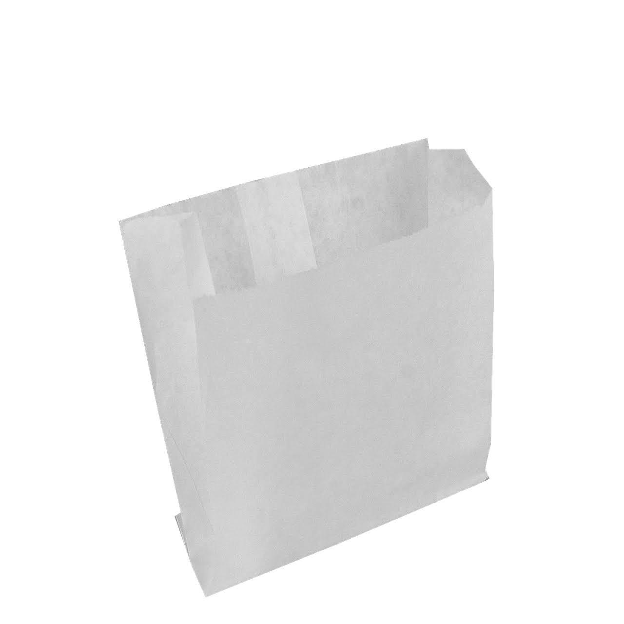 Паперовий пакет білий саше супер жиростійкий 140х120х50 мм