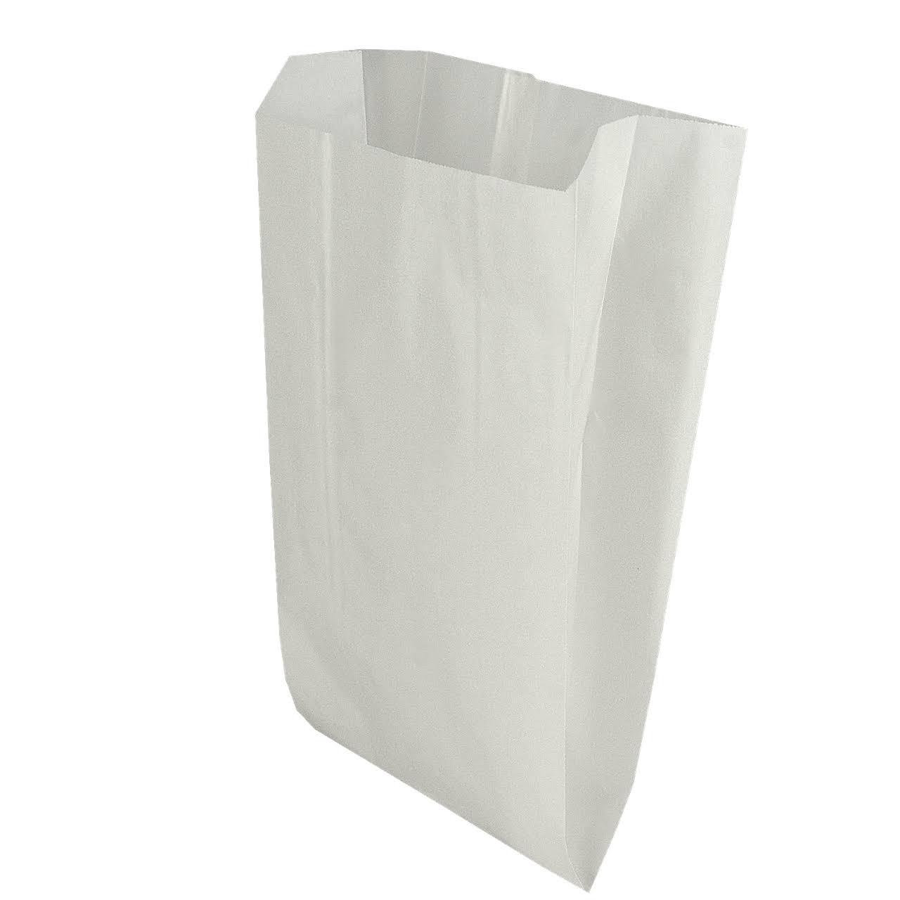 Паперовий пакет цілісний білий 270х140х50 мм (1000 шт.)