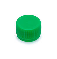 Крышка для ПЭТ бутылки зеленая 28 мм