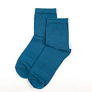 Жіночі бавовняні однотонні шкарпетки середні Krokus, фото 3