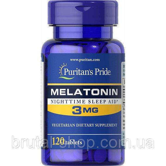 Puritan's Pride Melatonin 3 mg 120 Tablets