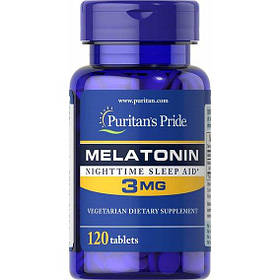 Puritan's Pride Melatonin 3 mg 120 Tablets