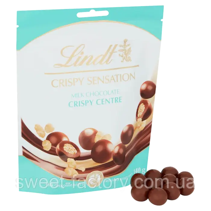 Рисовые шарики в молочном шоколаде Lindt Sensation Crispy Knusper 140g
