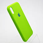 Чохол накладка Silicon Case для iPhone Xr Green, фото 2