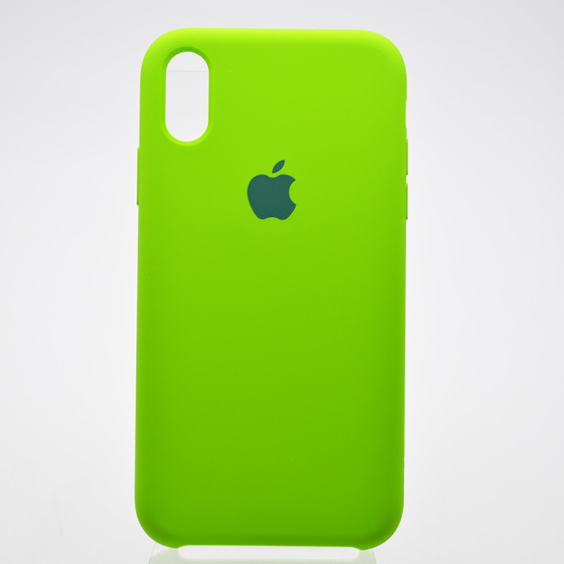 Чохол накладка Silicon Case для iPhone Xr Green, фото 1