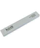 Баф для ногтей Kodi прямоугольный 180/180 грит, серый