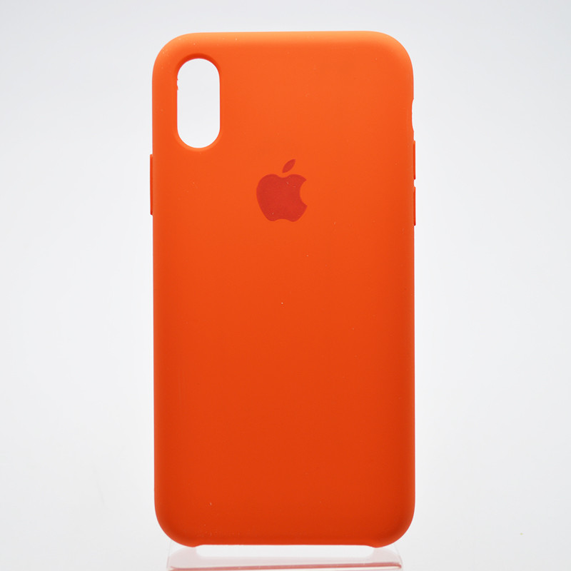 Чохол накладка Silicon Case для iPhone X / iPhone XS 5,8" Orange