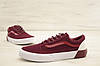 Чоловічі та жіночі кеди Vans Old Skool Red Ванс Олд Скул червоні з білою підошвою Унісекс Вьетнам текстиль, фото 7