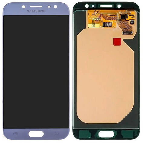 Дисплей Samsung Galaxy J7 J730 2017 с тачскрином, оригинал 100% Service Pack, Blue, фото 2