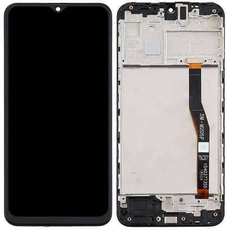 Дисплей Samsung Galaxy M20 M205 с тачскрином и рамкой, оригинал 100% Service Pack, Black, фото 2