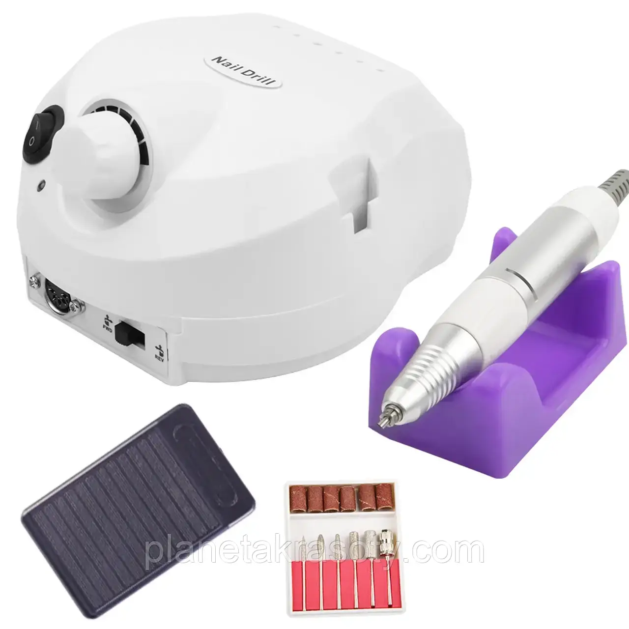 Фрезер Pro ZS-601 (white) на 65 Вт і 45 000 об./хв для манікюру, фото 1