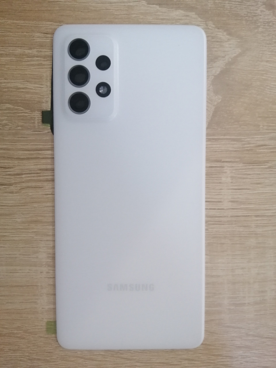 Задня кришка для Samsung A72+скло камери Оригінал White