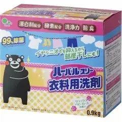 Концентрований пральний порошок Mitsuei Herbal Three Kumamon з кондиціонером та антибактеріальним,900г(060717), фото 1