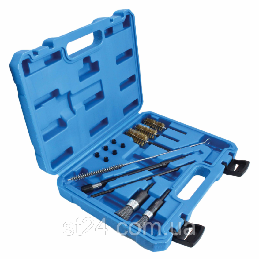 Набір щіток-йершів для чищення сідел форсунок і свічок SATRA S-14DIB, фото 1