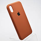 Чохол накладка Silicon Case для iPhone XR 6.1" Brown, фото 2