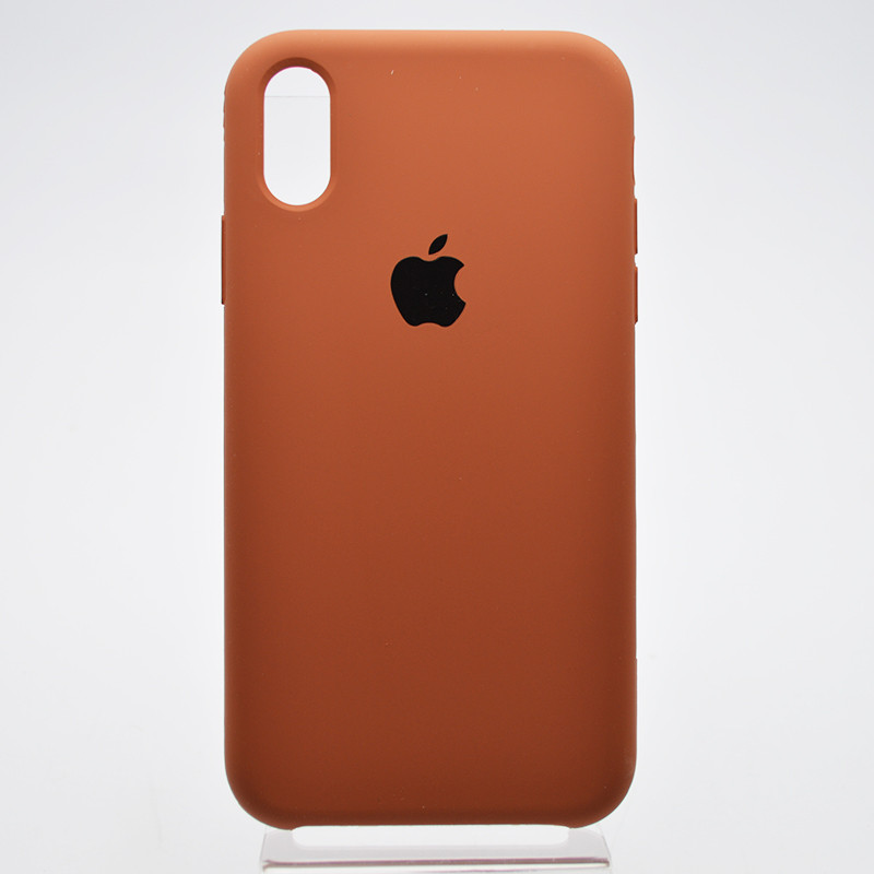 Чохол накладка Silicon Case для iPhone XR 6.1" Brown, фото 1