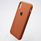 Чохол накладка Silicon Case для iPhone XR 6.1" Brown, фото 3