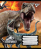 Набір зошитів учнівських А5/36 лін. YES Jurassic World. Genetic failure, зошит дя записів (15 штук мікс), фото 5