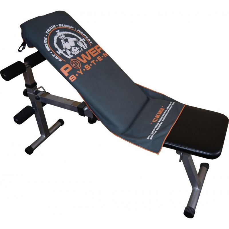 Фітнес-рушник Power System Gym Bench Towel PS-7002 Grey (100*50)