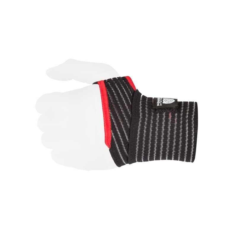 Кистьові бинти Power System Elastic Wrist Support PS-6000 Black/Red