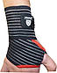 Кистьові бинти Power System Elastic Wrist Support PS-6000 Black/Red, фото 3