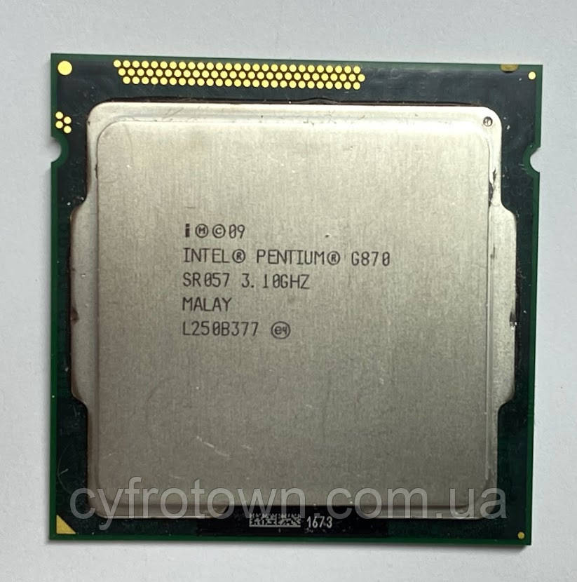 Процесор Intel Pentium G870 s1155 2x3.1GHz 3mb cache Sandy Bridge бв