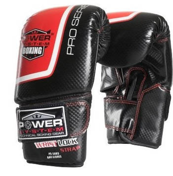 Снарядні рукавички, битки Power System PS 5003 Bag Gloves Storm Black/Red M