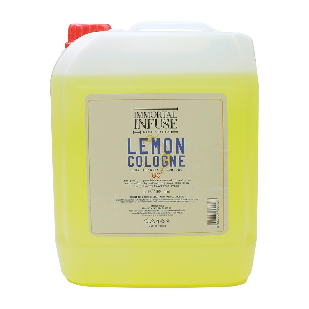 Об'ємний одеколон із запахом лимона LEMON COLOGNE 5 л (INF-63)