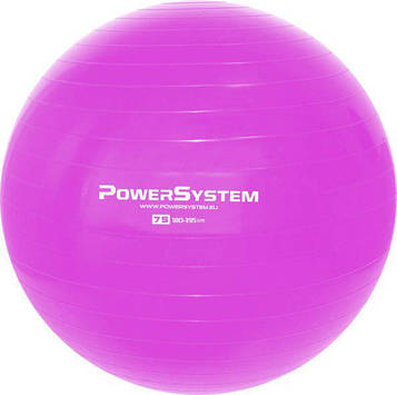 М'яч для фітнесу і гімнастики Power System PS-4013 Pro Gymball 75 cm Pink