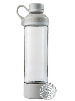 Спортивна пляшка-шейкер BlenderBottle Mantra Glass Grey (СКЛО) 600мл (ORIGINAL)