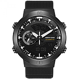 Спортивний водонепроникний електронно-стрільний годинник чоловічий з підсвіткою, будильником і секундоміром, фото 3