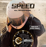 Спортивний водонепроникний електронно-стрільний годинник чоловічий з підсвіткою, будильником і секундоміром, фото 8