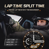 Спортивний водонепроникний електронно-стрільний годинник чоловічий з підсвіткою, будильником і секундоміром, фото 6